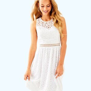Lilly Pulitzer Alivia White Lace Dress